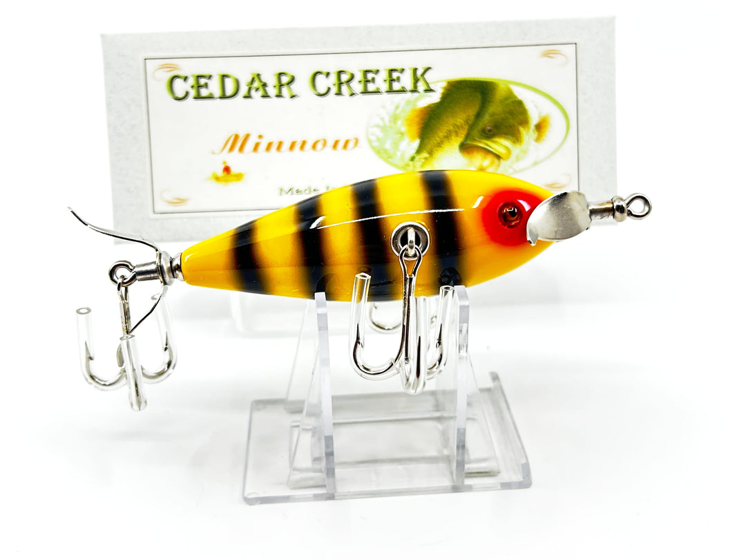 Cedar Creek Minnow Bumble Bee / Jailbird Color