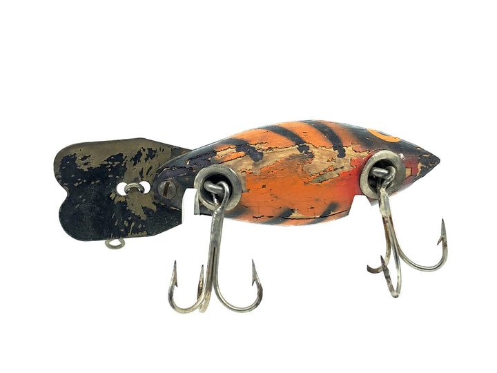 Wooden Bomber 400 Series, #12 Orange/Black Ribs Color - Older Bomber Style