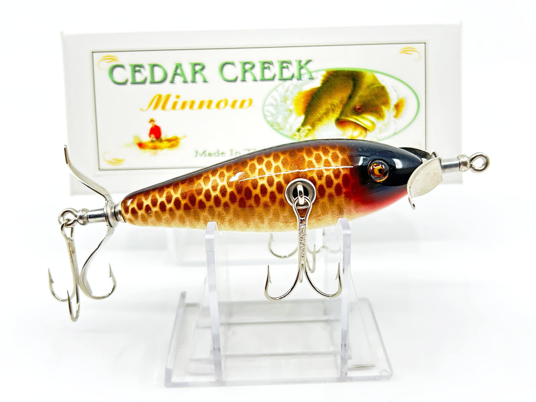 Cedar Creek Minnow No. 109 Brown Scale with Box