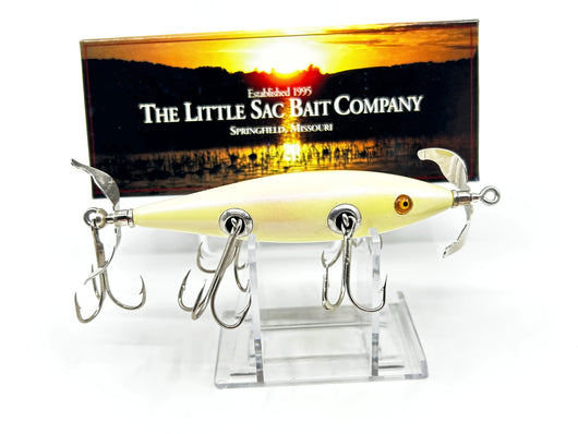 Little Sac Bait Company Meramec Minnow Pearl Color Signed Box 90/125