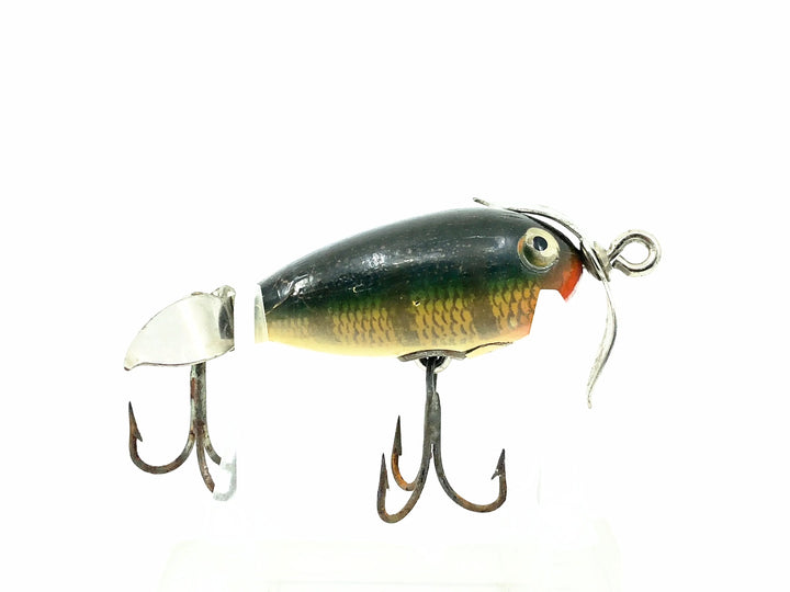 Shakespeare Midget Spinner, Green Perch Color