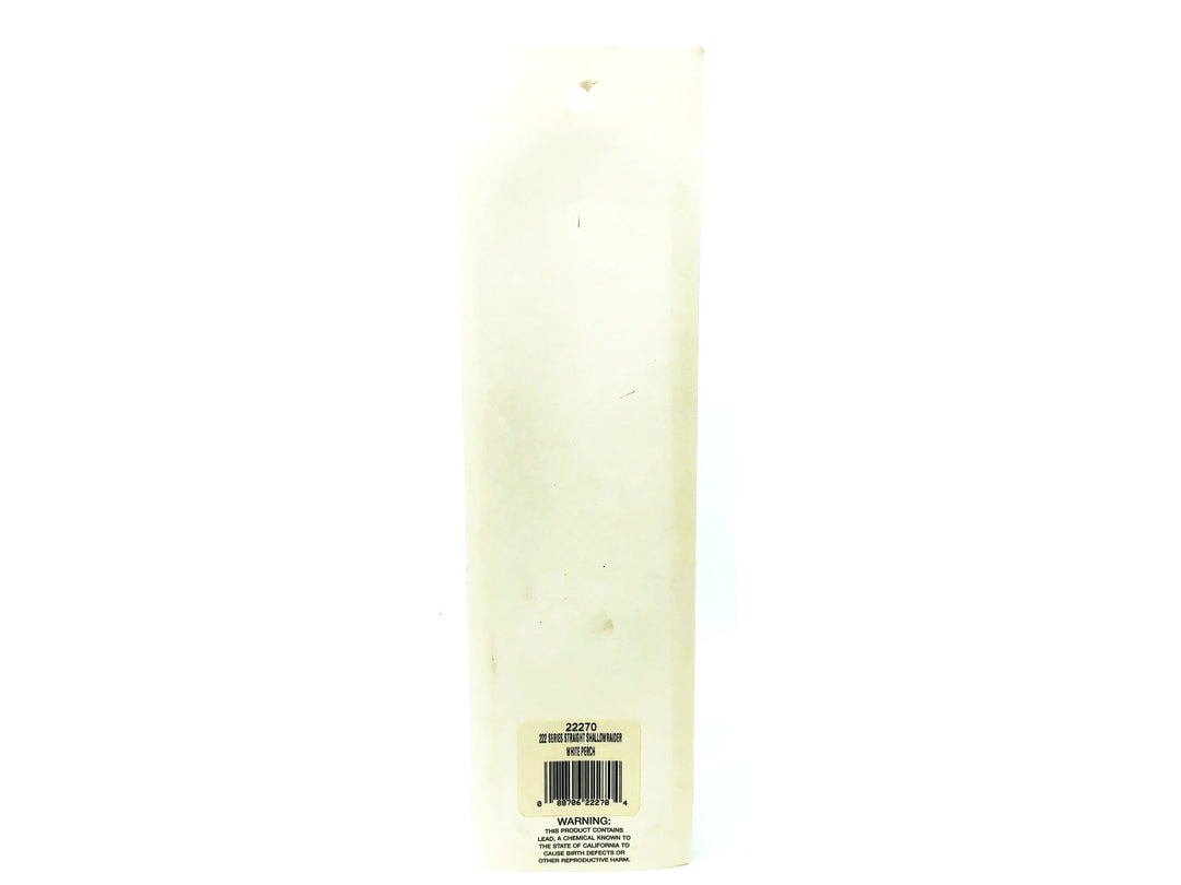 Joe Bucher Tackle Co. Buchertail Shallow Raider 7", White Perch Color on Card