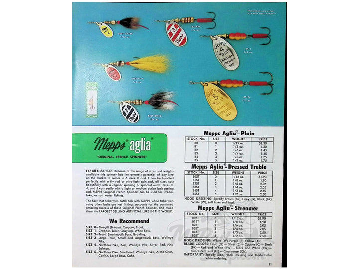 1977 Mepps Lures Catalog