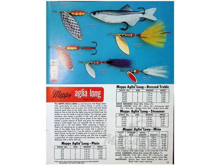 1980 Mepps Lures Catalog My Bait Shop, LLC