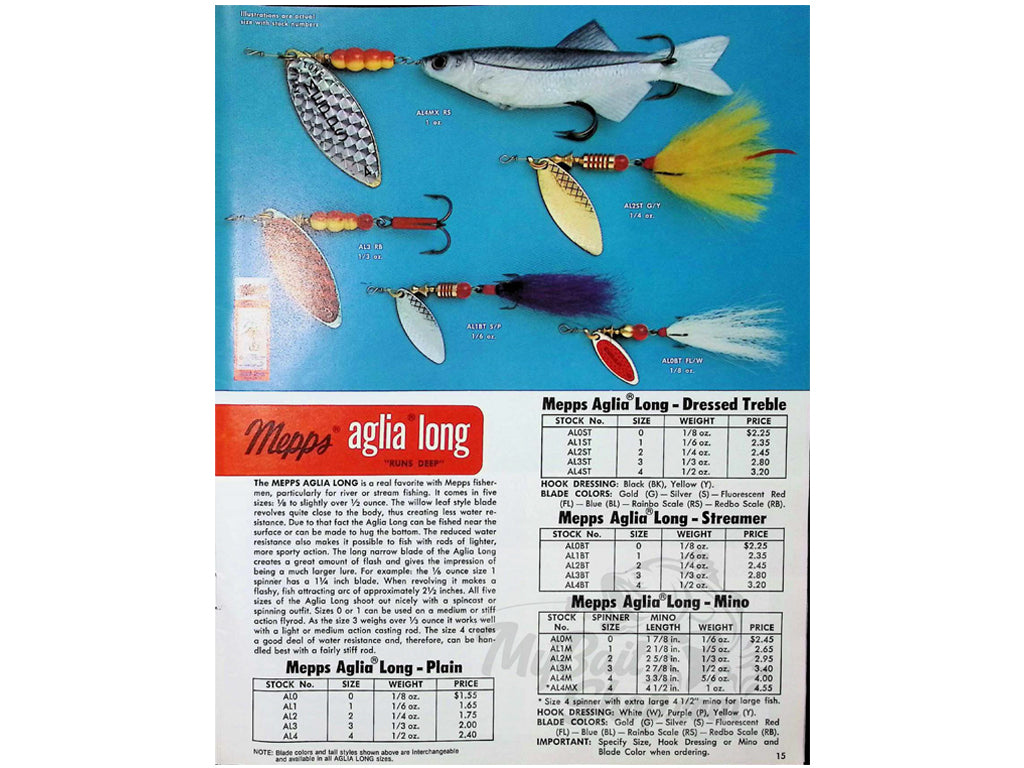 1980 Mepps Lures Catalog