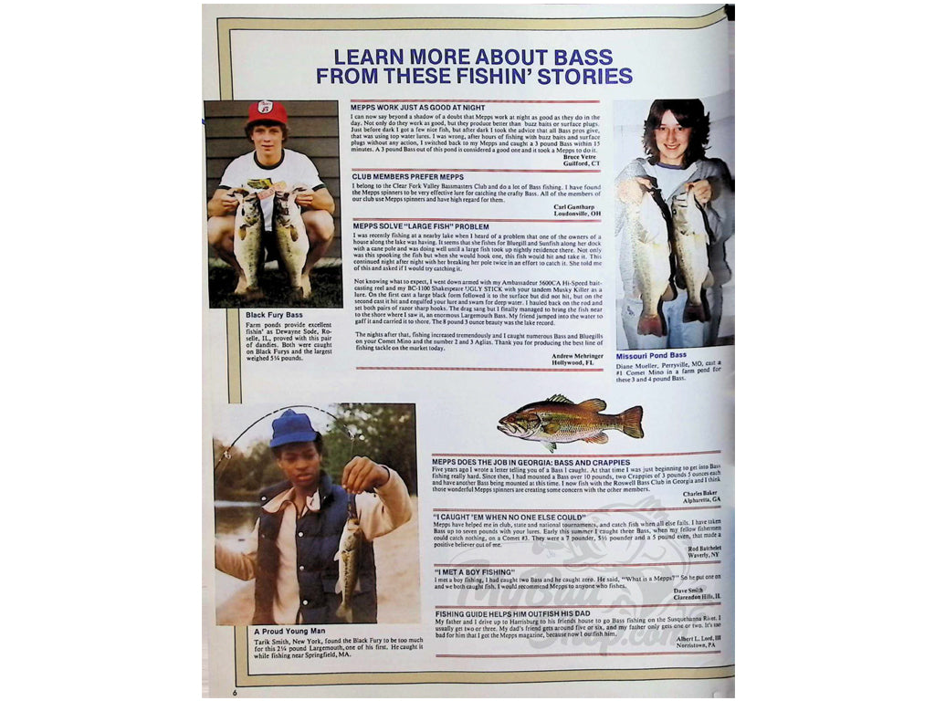 1981 Mepps Lures Catalog
