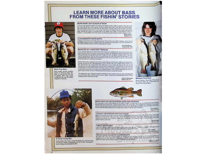 1981 Mepps Lures Catalog