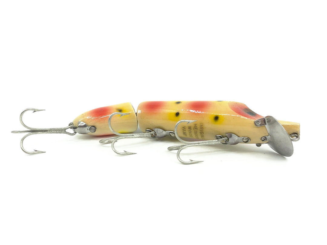 Original Heddon Jointed Wood Vamp 7300, S Strawberry Color