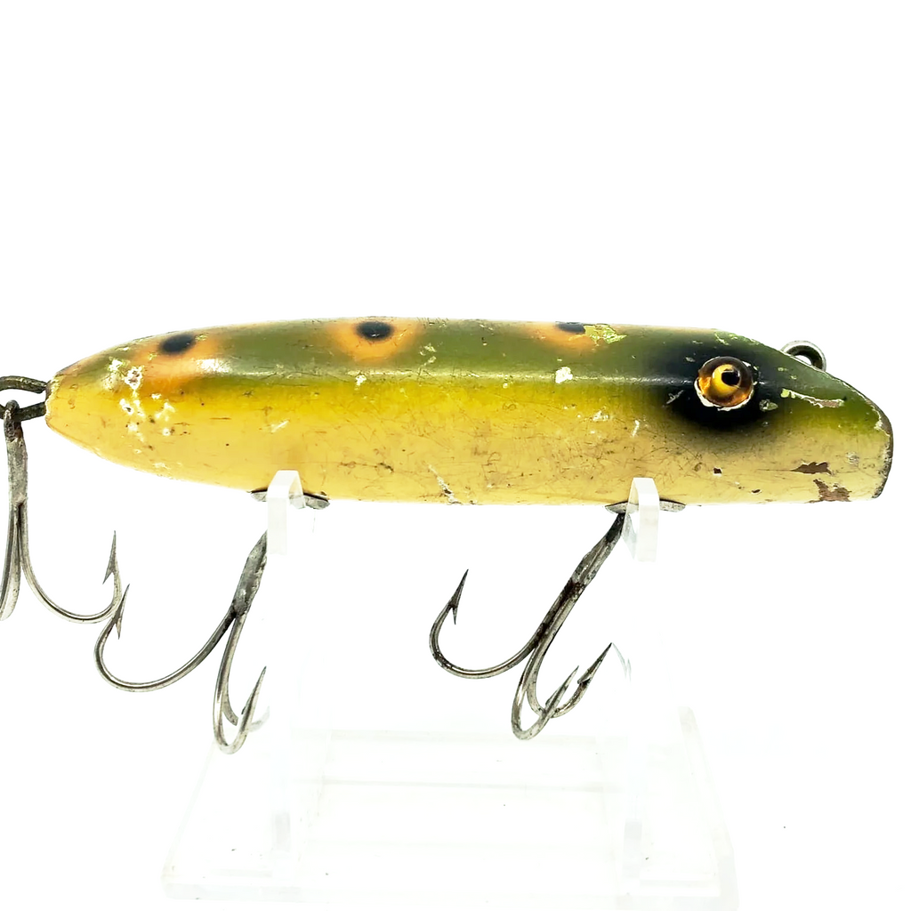 South Bend Vintage Glass Eye Wooden Bass Oreno Frog Color – My Bait Shop, LLC