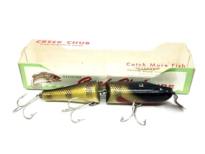 Creek Chub 2600 Jointed Pikie in Perch Color 2601 with Box-Plastic Version