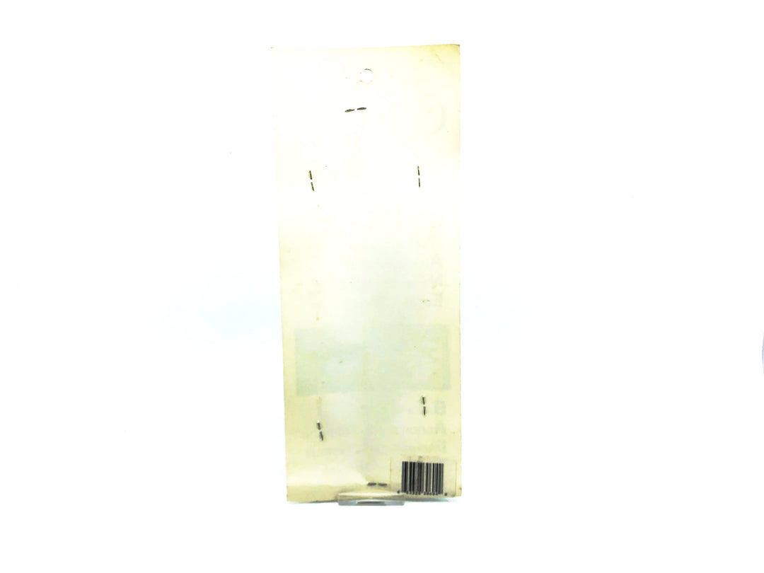 Crane 306 Musky Lure, Perch White Belly Color, New on Card