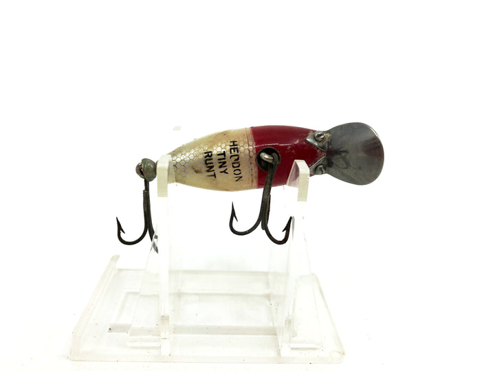 Heddon Tiny River Runt 350, RH Red Head White Color