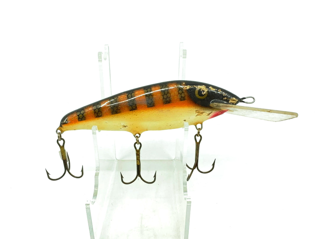 Crane Wooden Musky Lure 606, Brown Perch Color