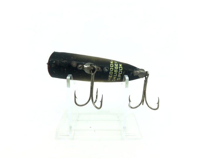 Heddon Chugger Spook 9542, FF+SOB Fish Flash/Spots on Black Uncatalogued Color