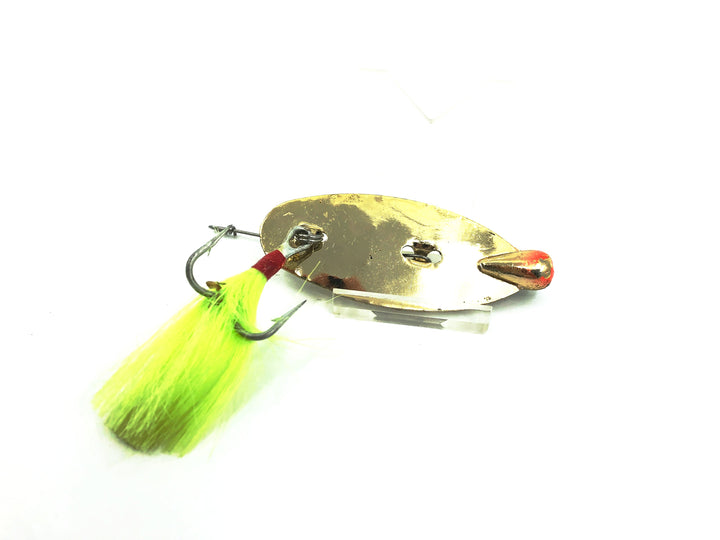 Mann's Dancer 1oz, Gold/Black/Chartreuse Bucktail Color