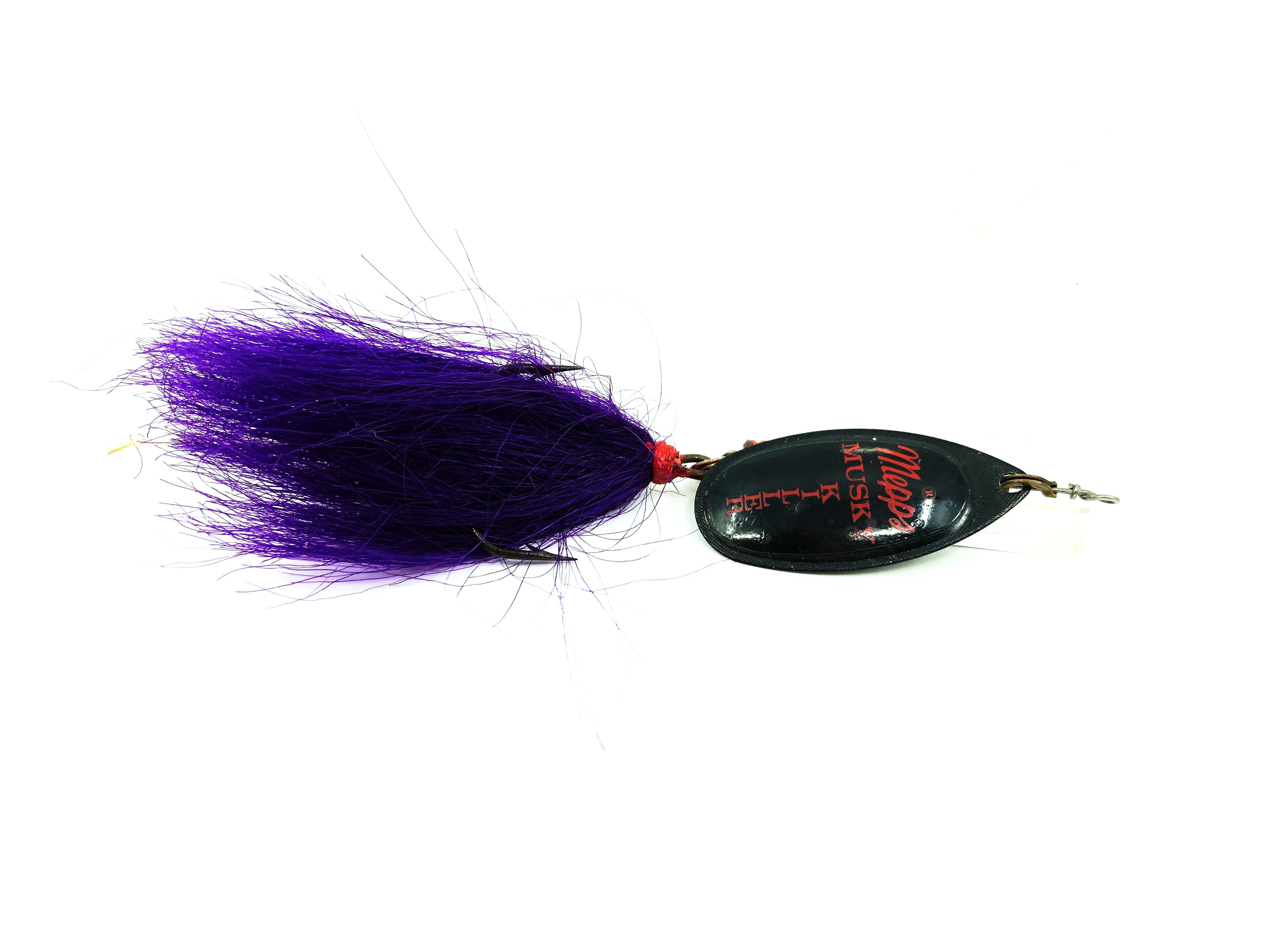 Mepps Musky Killer, Black Blade/Purple, White Bucktail – My Bait Shop, LLC