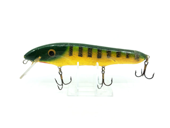 Crane 207 Musky Lure in Green Yellow Perch Color