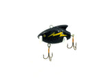 Imitation Heddon Sonic Lure, Black with Yellow Bolt Color