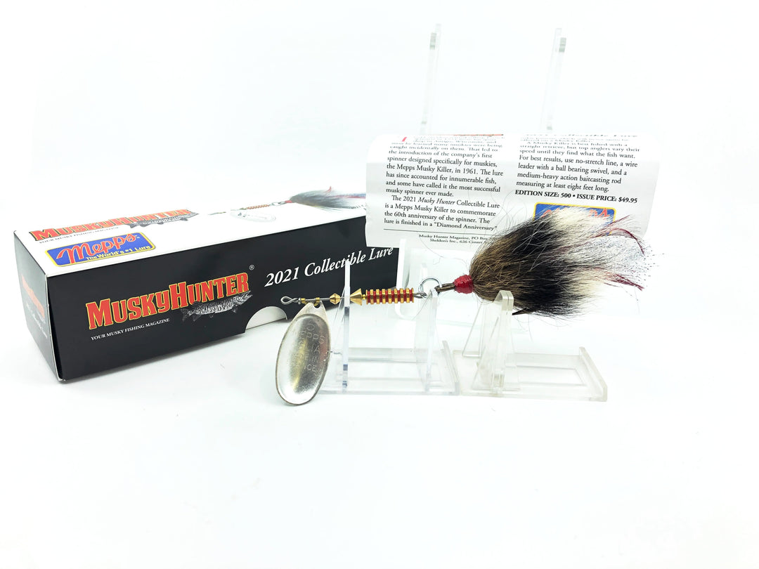 Musky Hunter 2021 Collectable Lure, Mepp's Musky Killer #120/500 Signed