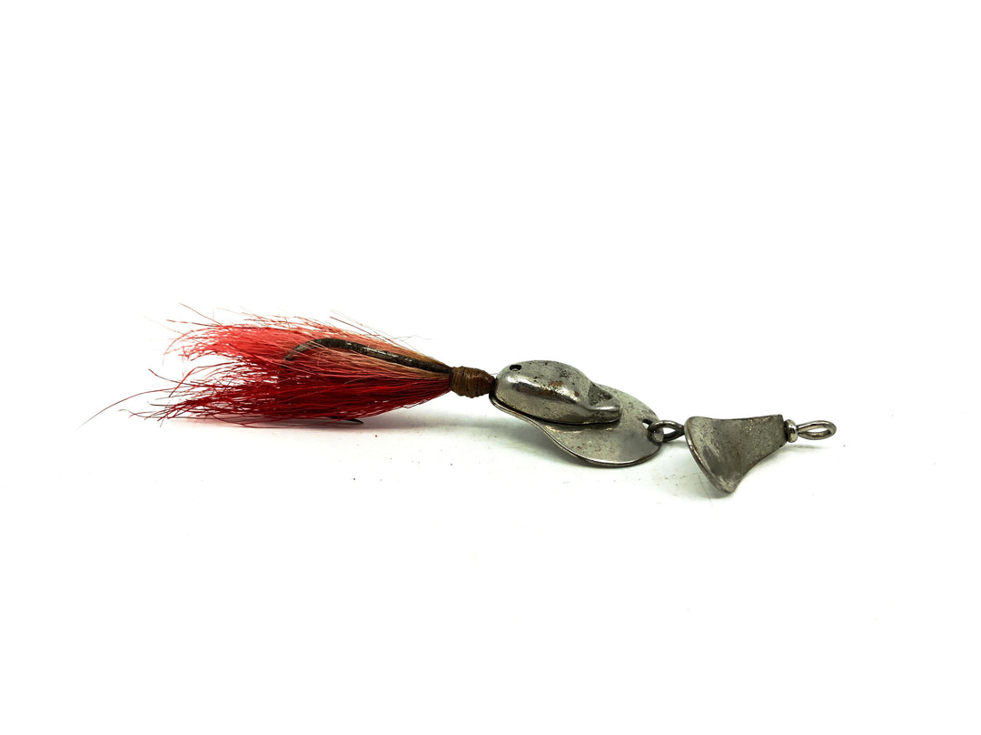 Al Foss Shimmy No.5, Red Bucktail Color