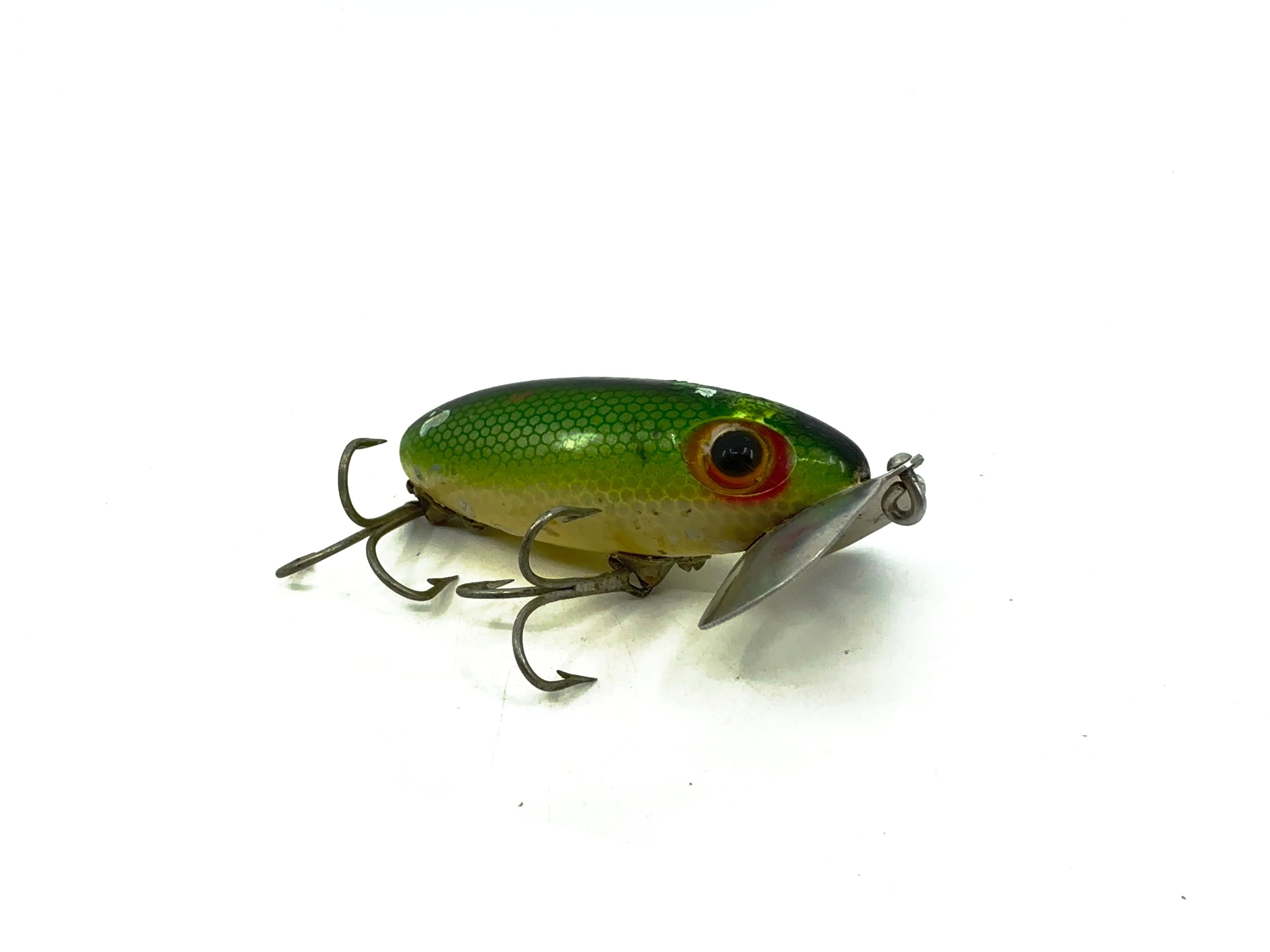 Arbogast Jitterbug Green Scale Color, Vintage Bugged-Eyed Model – My ...