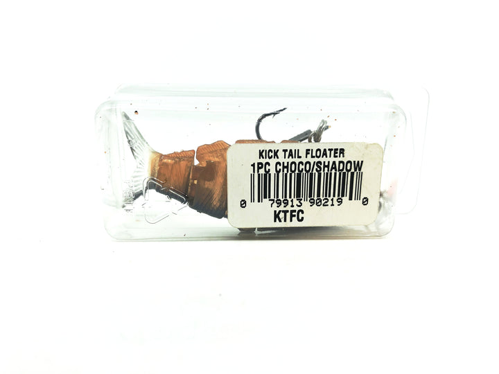 Kick Tail Floater Swimbait, Choco Shadow Color in Box