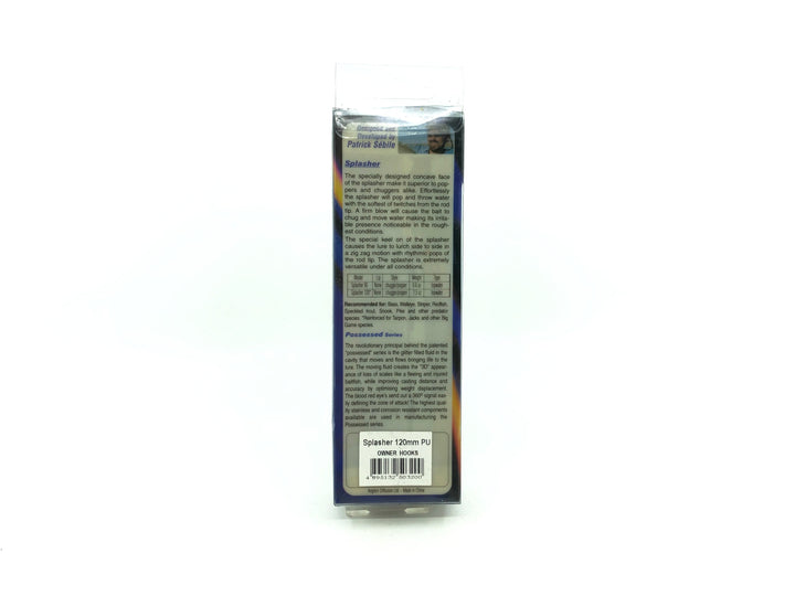 Sebile Mini Lure Series, Splasher 120, Clear/Chartreuse Back Color in Box