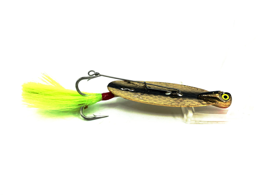 Mann's Dancer 1oz, Gold/Black/Chartreuse Bucktail Color
