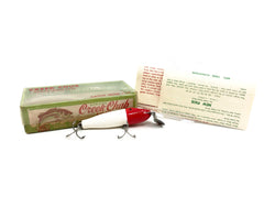 Creek Chub 9300 Spinning Pikie, 9302 Red Head/White Body Color with Box