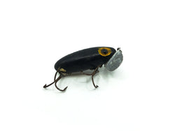Arbogast Jitterbug Bug Eyed Model, Black Color