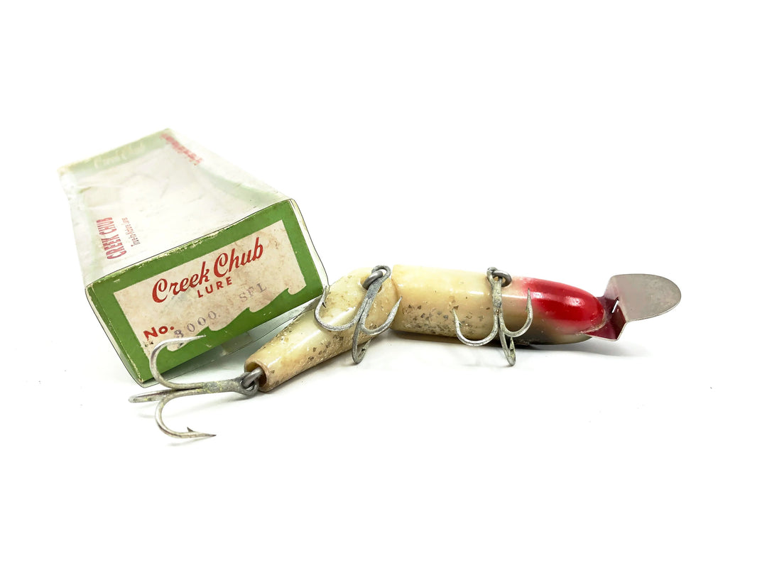 Creek Chub 3000 Jointed Husky Pikie, 3018 Silver Flash Color with Box.
