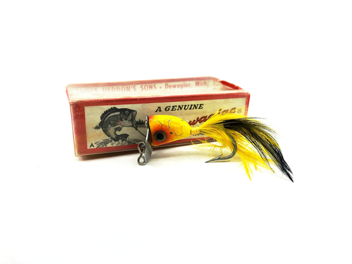 Heddon Fidgit Feather 402, Y Yellow Color with Box