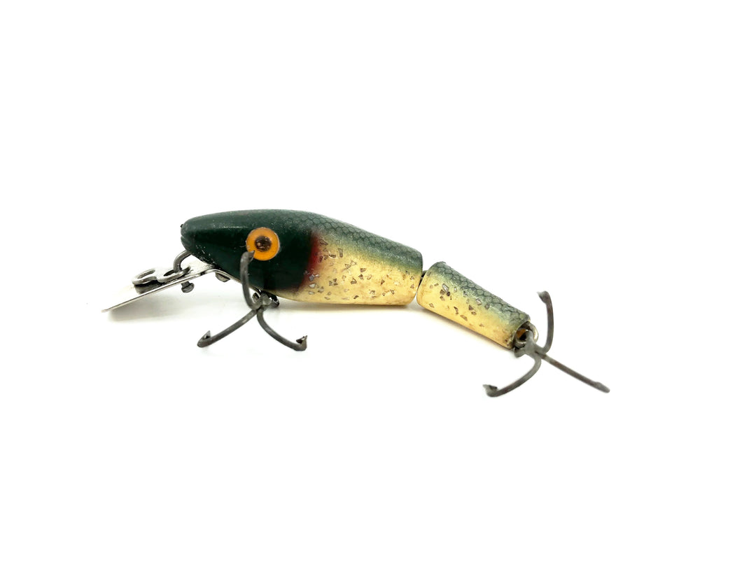 L & S Panfish Sinker, Green/White/Silver Sparkles Color