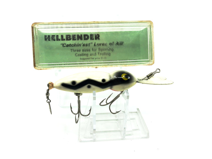 Hellbender Whopper Stopper, White/Black Shadow Stripe Color with Box