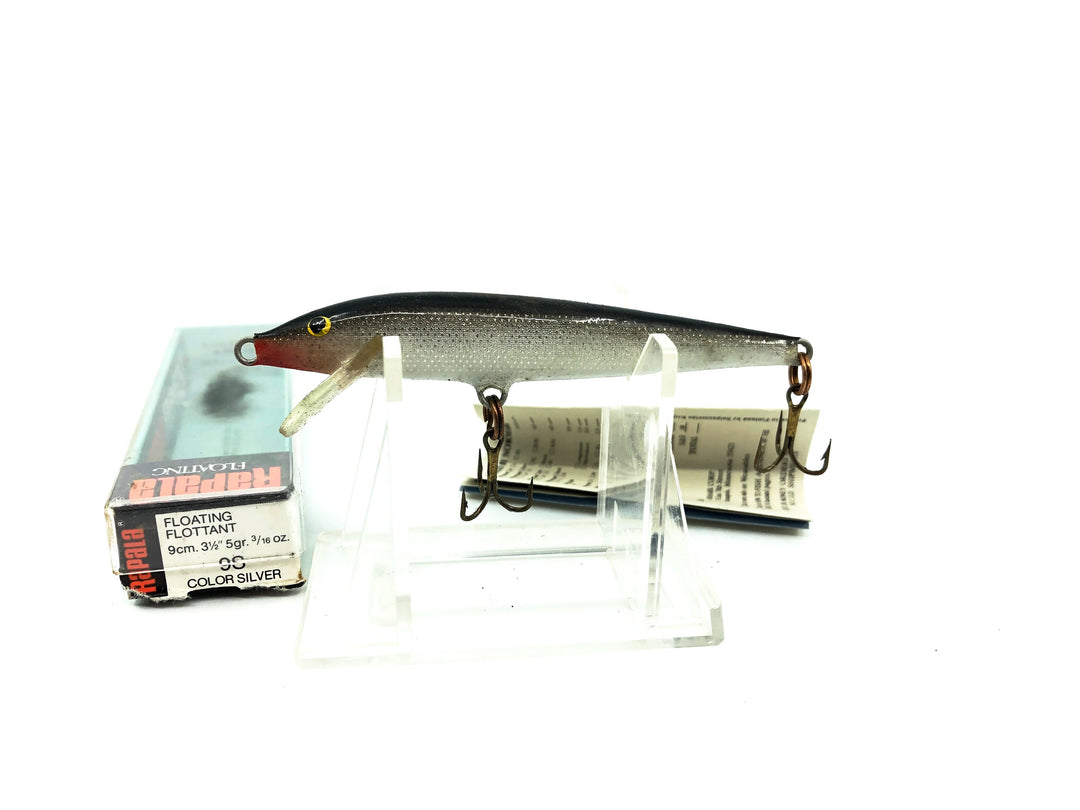 Rapala Original Floating F09-S, Silver Color with Box