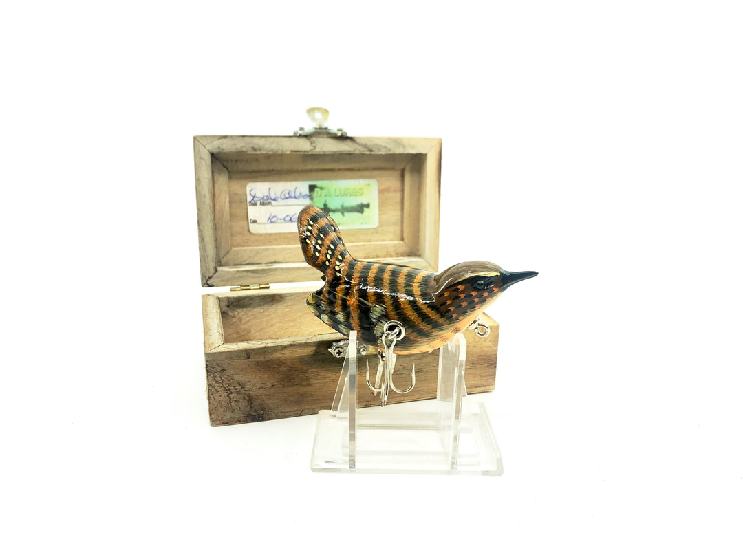 D.A Lures of Western Pennsylvania, Cedar Wood Bird Series, Contemporary Bird Lure with Box