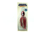 Musky Mayhem Tackle Double Showgirl, Red/Red Blade Color with Card