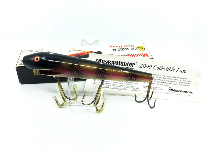 Musky Hunter 2000 Collectible Lure, Fudally Tackle Co. Reef Hawg #43/350 Signed