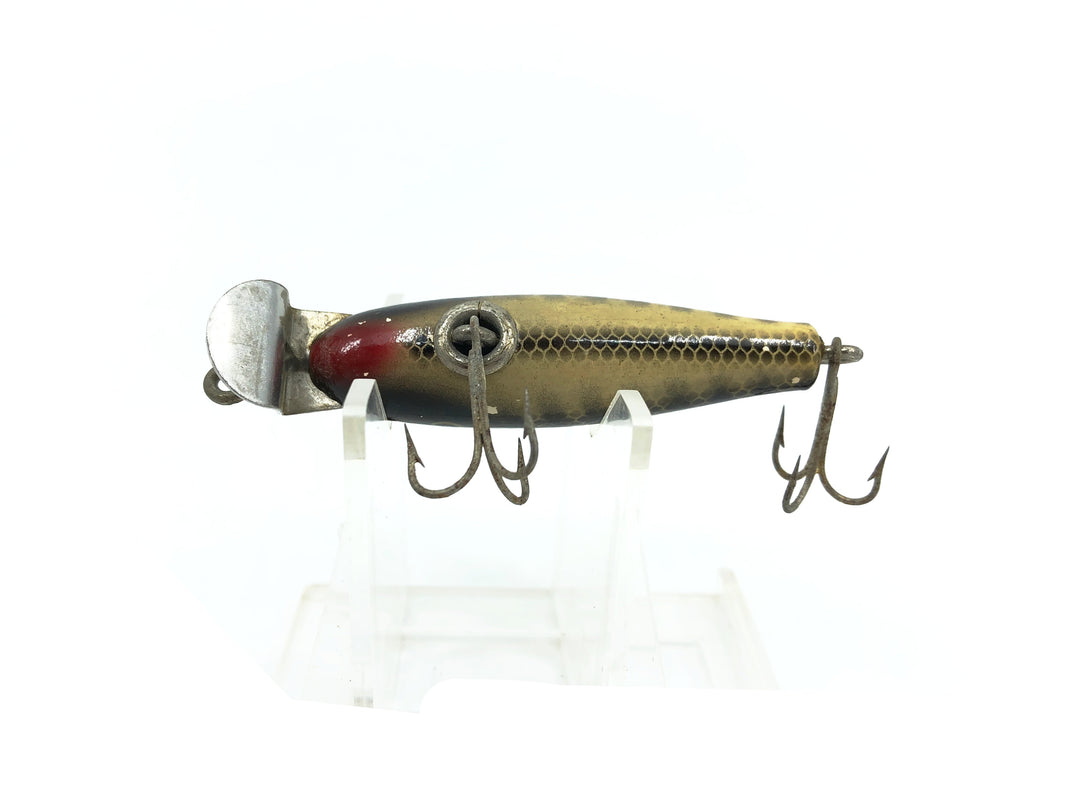Creek Chub Wooden 9300 Spinning Pikie, Black Scale Color 9333