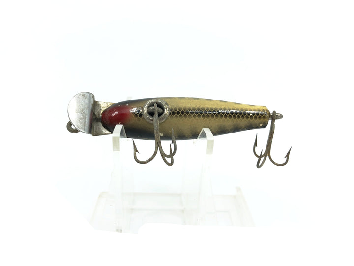 Creek Chub Wooden 9300 Spinning Pikie, Black Scale Color 9333
