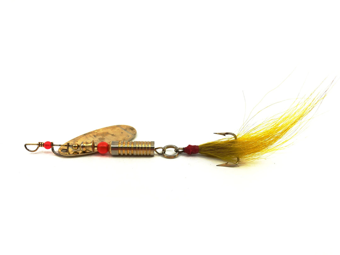 Laddie #5 Spinner, Gold/Yellow Bucktail Color