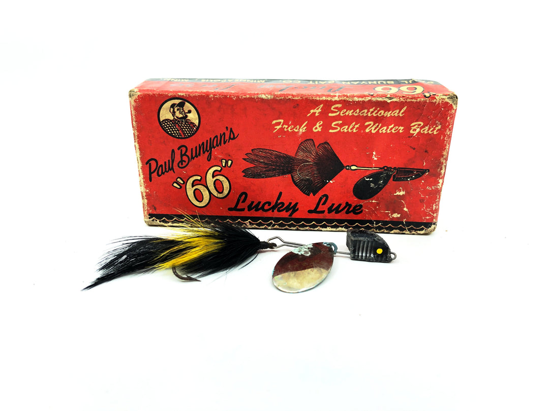 Vintage Paul Bunyan's 66, Black Hackle Color with Box