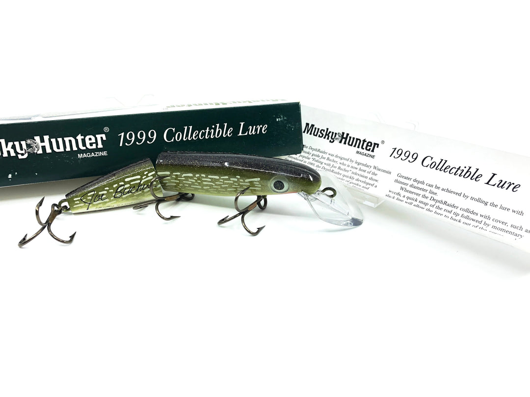 Musky Hunter 1999 Collectible Lure, Depth Raider #156/300 Signed