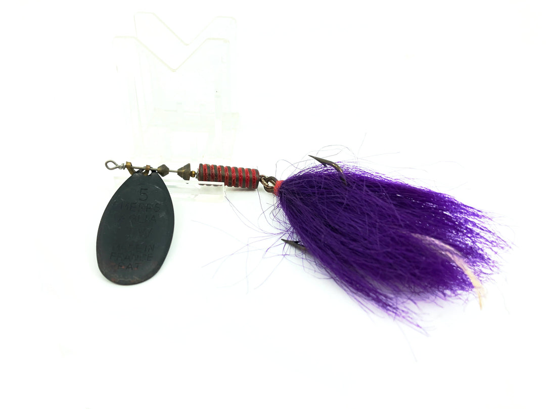 Mepps Musky Killer, Black Blade/Purple, White Bucktail – My Bait Shop, LLC