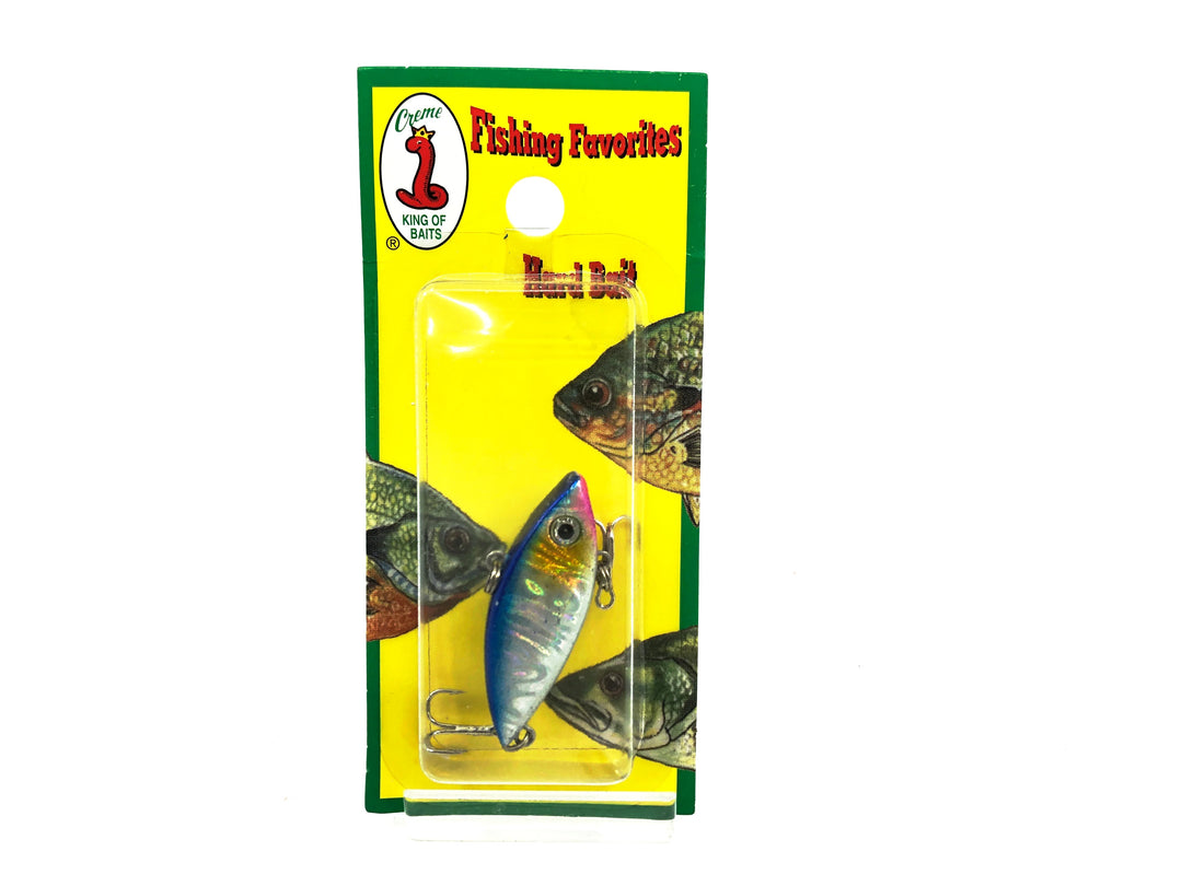 Creme Hard Bait Lipless Crankbait, Blue Back Color on Card