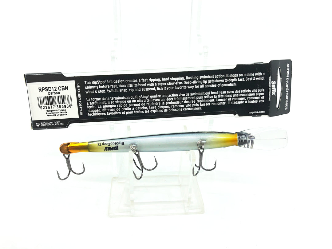 Rapala Ripstop Deep RPSD-12, CBN Carbon Color, New in Box