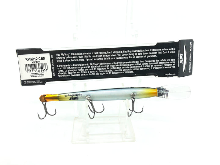 Rapala Ripstop Deep RPSD-12, CBN Carbon Color, New in Box