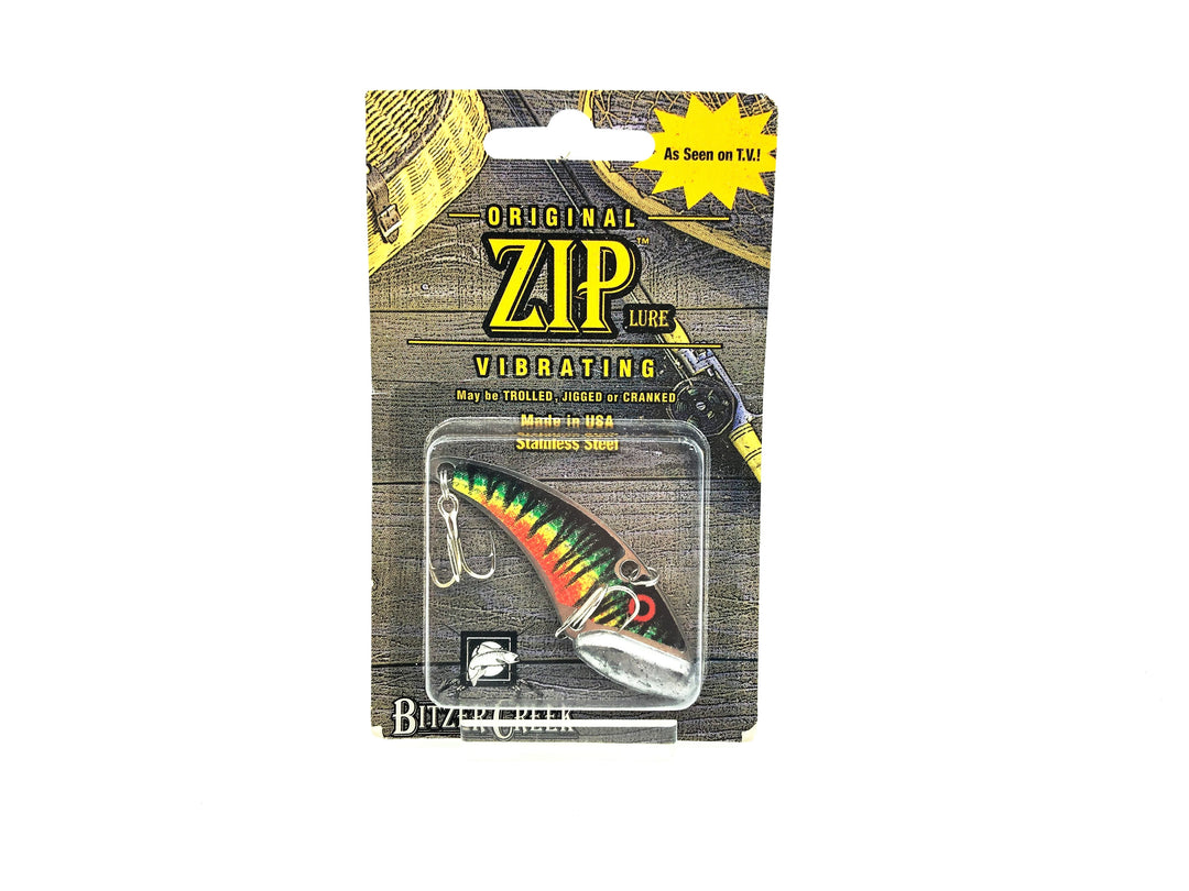Bitzer Creek Original Zip Lure 3/8oz, Fire Tiger Color on Card