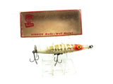 Heddon Dying Flutter 9205, RW White/Red Eye Color with Box
