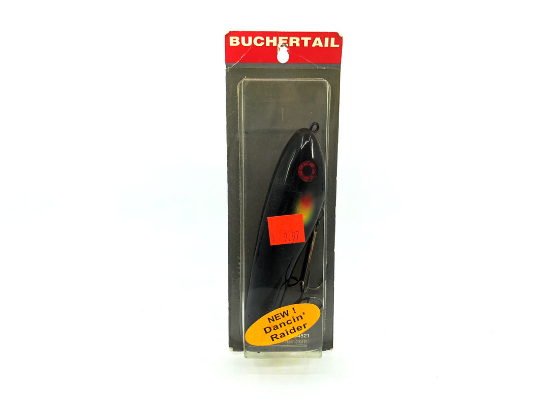 Joe Bucher Tackle Co. Buchertail Dancin' Raider, Black Bird Color New on Card